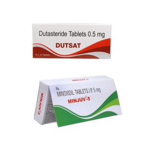 두사트 +민주브 - 5 (두타스테리드 Dutasteride 0.5mg + 미녹시딜 Minoxidil 5mg )