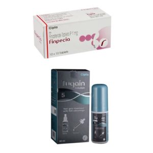 핀페시아 450정 + 투게인 5% 3개 (피나스테리드 Finasteride 1mg + 미녹시딜 Minoxidill 5%)