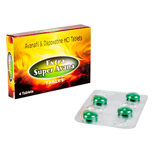 엑스트라 슈퍼 아바나 (아바나필 AVANAFIL 200mg + 다폭세틴 Dapoxetine 60mg)