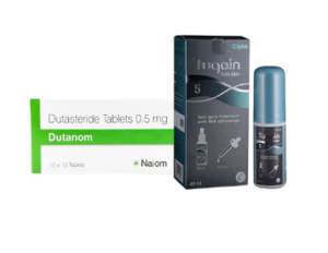 두타놈 + 투게인 5 % (두타스테리드 Dutasteride 0.5mg + 미녹시딜 Minoxidil 5%)