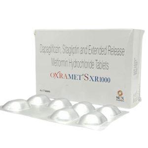 옥스라메트 S XR 1000 (다파글리플로진 Dapagliflozin 10mg + 시타글립틴 Sitagliptin 100mg + 메트포르민 Metformin 1000mg) 상품사진