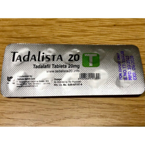 타달리스타 20 (타다라필 Tadalafil 20mg) photo review